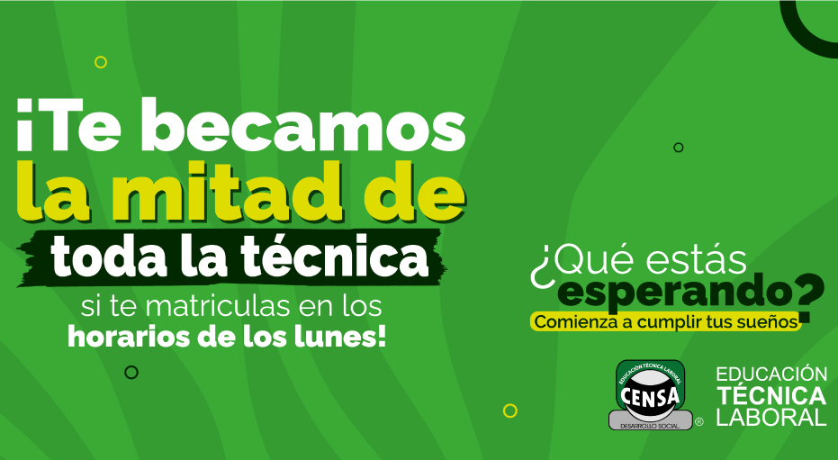 Aprovecha el 50 Porciento de descuento en programas académicos seleccionados los lunes