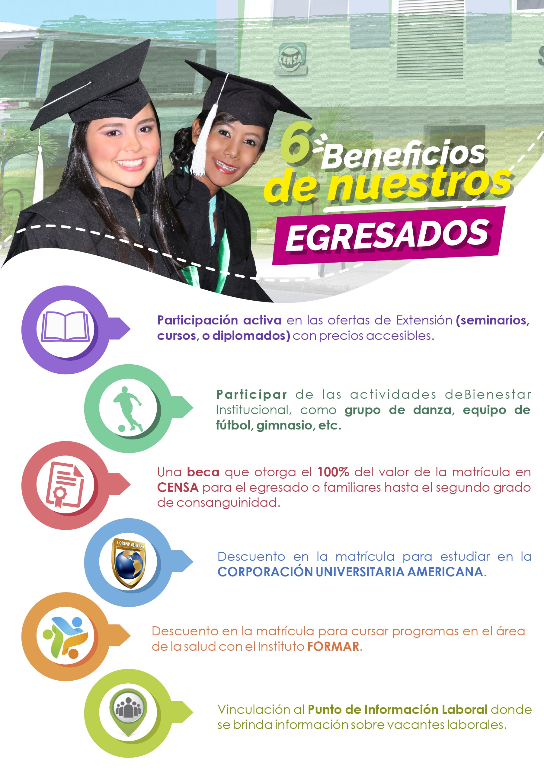 Beneficios de Nuestros Egresados